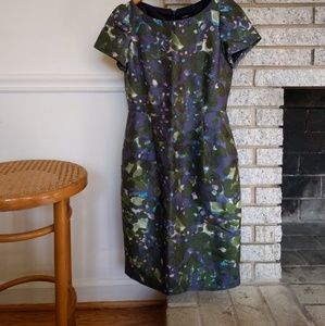 JCrew Watercolor Sheath